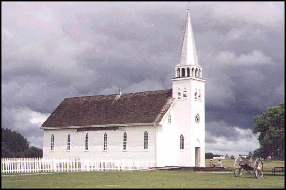 Church at Batoche -  24 kb
