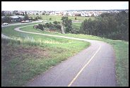 path to Glenmore Trail  - 36 kb
