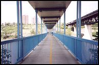 walkway under LRT bridge -  49 kb